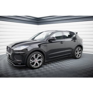 Seitenschweller Ansatz für Jaguar E-Pace R-Dynamic Mk1 schwarz Hochglanz