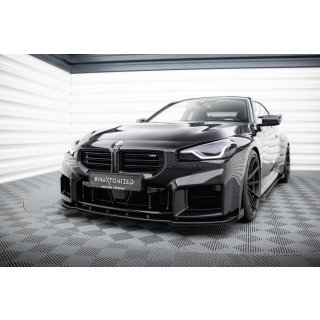 Front Flaps BMW M2 G87 schwarz Hochglanz