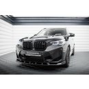 Front Ansatz V.1 für BMW X3 M F97 Facelift schwarz Hochglanz