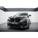 Front Ansatz V.2 für BMW X3 M F97 Facelift schwarz Hochglanz