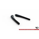 Heck Ansatz Flaps Diffusor V.1 für BMW X3 M F97 Facelift schwarz Hochglanz