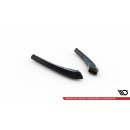 Heck Ansatz Flaps Diffusor V.1 für BMW X3 M F97 Facelift schwarz Hochglanz