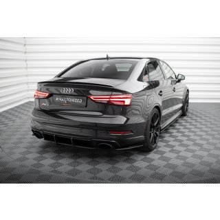 Street Pro Heck Ansatz Flaps Diffusor für Audi RS3 Limousine 8V Facelift