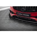 Street Pro Front Ansatz für +Flaps für + Flaps Mercedes-Benz A 45 AMG Aero W176 Facelift schwarz Hochglanz