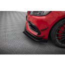 Street Pro Front Ansatz für +Flaps für + Flaps Mercedes-Benz A 45 AMG Aero W176 Facelift schwarz Hochglanz