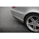 Heck Ansatz Flaps Diffusor für Mercedes-Benz E 55 AMG W211 schwarz Hochglanz