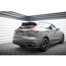 Mittlerer Diffusor Heck Ansatz DTM Look für Maserati Levante Trofeo Mk1 schwarz Hochglanz