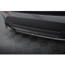 Heck Ansatz Flaps Diffusor für BMW 1er F40 schwarz Hochglanz