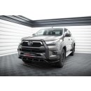 Front Ansatz für Toyota Hilux Invincible Mk8 Facelift schwarz Hochglanz