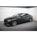 Seitenschweller Ansatz für V.2 für Mercedes-Benz CLS C218 schwarz Hochglanz