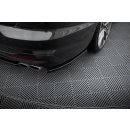 Heck Ansatz Flaps Diffusor für Audi S4 B9 Facelift schwarz Hochglanz