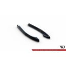 Heck Ansatz Flaps Diffusor für Audi S4 B9 Facelift schwarz Hochglanz