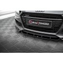 Front Ansatz V.2 für Audi TT S / S-Line 8S schwarz Hochglanz