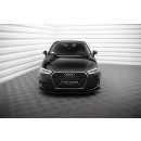 Front Ansatz V.1 für Audi A3 Sportback 8V Facelift schwarz Hochglanz