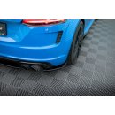 Heck Ansatz Flaps Diffusor für Audi TT S 8S schwarz Hochglanz