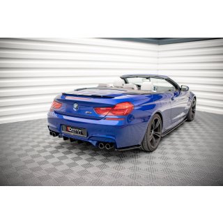 Diffusor Heck Ansatz für BMW M6 Gran Coupe / Coupe / Cabriolet F06 / F13 / F12 schwarz Hochglanz