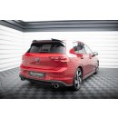 Spoiler CAP für 3D Volkswagen Golf GTI / R Mk8 schwarz Hochglanz