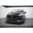 Street Pro Front Ansatz für +Flaps für + Flaps Ford Fiesta ST / ST-Line Mk8 Facelift schwarz Hochglanz