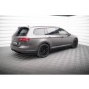 Mittlerer Diffusor Heck Ansatz DTM Look für Volkswagen Passat R-Line B8 schwarz Hochglanz