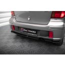 Heck Ansatz Flaps Diffusor für Toyota Yaris T-Sport Mk1 Facelift schwarz Hochglanz