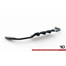 Mittlerer Diffusor Heck Ansatz DTM Look für Cupra Leon Hatchback Mk1 schwarz Hochglanz