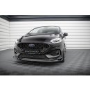 Front Ansatz V.3 für Ford Fiesta ST / ST-Line Mk8 Facelift schwarz Hochglanz