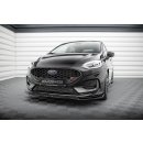 Front Ansatz V.4 für Ford Fiesta ST / ST-Line Mk8 Facelift schwarz Hochglanz