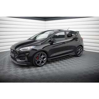 Seitenschweller Ansatz für V.6 Ford Fiesta ST / ST-Line Mk8 schwarz Hochglanz