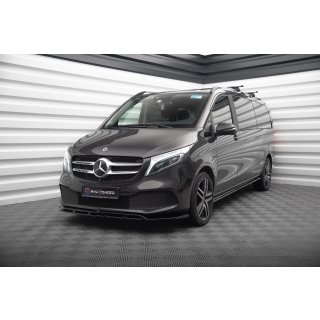 Front Ansatz V.2 für Mercedes-Benz V-Klasse W447 Facelift schwarz Hochglanz