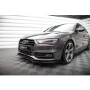 Front Ansatz V.4 für Audi A4 S-Line / S4 B8 Facelift schwarz Hochglanz