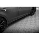 Seitenschweller Ansatz für Mazda 6 Kombi Mk3 Facelift schwarz Hochglanz