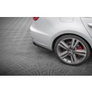 Heck Ansatz Flaps Diffusor V.1 für Seat Leon Cupra Sportstourer Mk3 schwarz Hochglanz