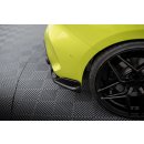 Heck Ansatz Flaps Diffusor für V.8 BMW 1er M-Paket / M135i F40 schwarz Hochglanz