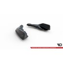 Heck Ansatz Flaps Diffusor für V.9 BMW 1er M-Paket / M135i F40 schwarz Hochglanz