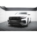 Front Ansatz V.2 für Audi SQ8 / Q8 S-Line Mk1 schwarz Hochglanz