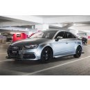 Street Pro Front Ansatz für +Flaps für + Flaps Audi S3 / A3 S-Line Limousine 8V schwarz Hochglanz