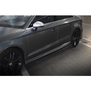 Street Pro Seitenschweller Ansatz für Audi S3 / A3 S-Line Limousine 8V