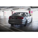 Street Pro Heck Ansatz Flaps Diffusor für  Audi S3 Limousine 8V