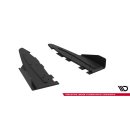 Street Pro Heck Ansatz Flaps Diffusor +Flaps für Ford Mustang GT Mk6  schwarz Hochglanz