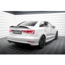 Spoiler CAP für 3D Audi A3 Limousine 8V schwarz...