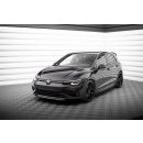 Front Ansatz V.7 für Volkswagen Golf R Mk8 schwarz Hochglanz