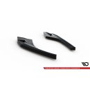 Heck Ansatz Flaps Diffusor V.2 für Audi S3 / A3 S-Line Sportback 8V Facelift schwarz Hochglanz