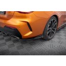 Heck Ansatz Flaps Diffusor V.2 für BMW M440I G22 schwarz Hochglanz