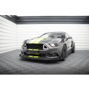 Front Flaps Ford Mustang GT Mk6  schwarz Hochglanz