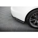 Mittlerer Diffusor Heck Ansatz DTM Look für V.2 Tesla Model S Plaid Mk1 Facelift schwarz Hochglanz