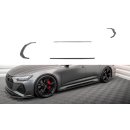 Set of Carbon Fiber Splitters Audi RS6 C8 schwarz matt