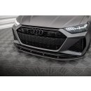 Set of Carbon Fiber Splitters Audi RS6 C8 schwarz matt