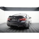 Diffusor Heck Ansatz für BMW 4er Coupe / Gran Coupe M-Paket F32 / F36 (Version mit einseitigem Auspuff)