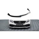 Front Ansatz V.3 für Mercedes-AMG C63 Limousine / Kombi W205 / S205 schwarz Hochglanz