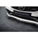 Front Ansatz V.3 für Mercedes-AMG C63 Limousine / Kombi W205 / S205 schwarz Hochglanz